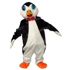 Halloween pingwiny Mascot Costume Najwyższa jakość Kreskówka Stroje Postacie Suit unisex dorosłych strój urodzinowy Boże Narodzenie