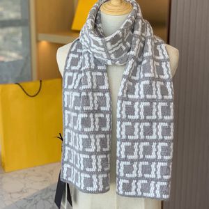 Moda cachecol de caxemira designer cachecóis carta xale design quente para homem mulher lã clássico 2 cores inverno ao ar livre pashmina