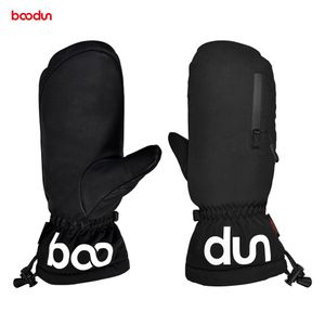 Ski Gloves Boodun Glove Men 2 Fingers Snowboard Snowmobile Winter Skiing Mitten Windproof Waterproof Unisex Snow 230918