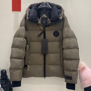 Kanada-Herrenjacke, Designer-Daunenjacke, schwarzes Abzeichen, Winterjacke, Damen-Windbreaker-Daunenjacke, modische, lässige Thermojacke