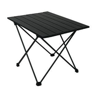 Lägermöbler utomhus fällbara bord och stolar bärbara runda picknickbord ägg rullbord aluminiumlegering camping middagsbord uppsättning 230919