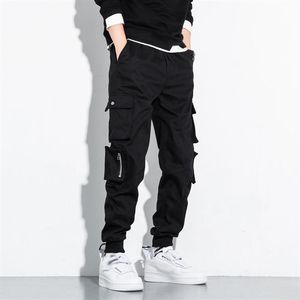 Godlikeu Cargo Pants Mens Summer Winterストレッチマルチポケットストレートスキニースポーツフィットネストラックズボン286V