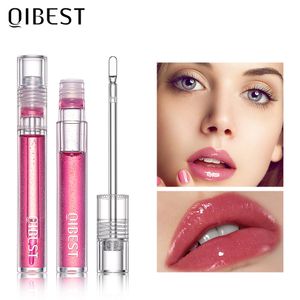 Spiegel-Wasser-Glanz-Schimmer-Lipgloss, wasserdicht, feuchtigkeitsspendend, glitzernd, rot, nackt, flüssiger Lippenstift, aufpolsterndes Lippen-Make-up, Kosmetik