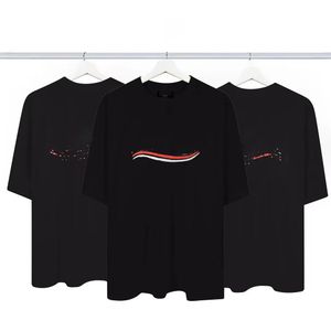 Balencaga Designer T -shirt 1/2 Sleeve Tee Men Women Lovers Luxury T Shirt Eventuell färg eller stil Bomull Toppkvalitetsstorlek XS L -bänkförpackning