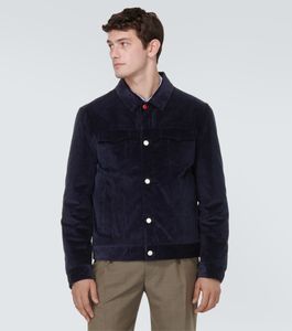 Jacken Designer Männer Casual Kiton Cord Jacke Herbst Winter Mantel Langarm Oberbekleidung Neue Stil Herren Tops Taschen mit Druckknöpfen