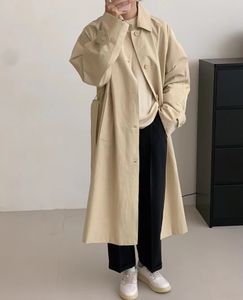 Women's Jackets 2023 fashion Runway Designer Women Vintage Notched Collar Maxi Coat Thick Warm Long Trench Outwear 230918