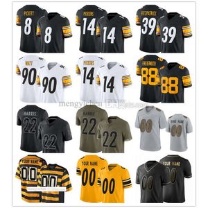 Men Football Jerseys 7 Ben Roethlisberger 12 Terry Bradshaw 20 Rocky Bleier 23 Mike Wagner 26 Rod Woodson 31 Donnie Shell 32 Franco Harris 43 Troy Polamalu 59 Jack Ham