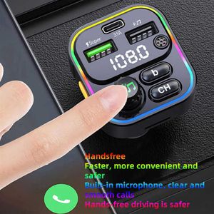 Car Charger Mp3 Player For Iphone Mobile Phone Car Accessories Hands- Function Super Fast Charging 12-24V256U