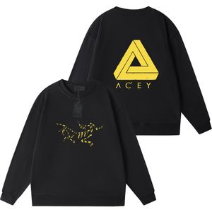 Men's Sweater Designer fashion trend friends Black yellow print tops Clothing jacket Tops Round neck Loose Casual Reflective Clothing spring and autumn Large size