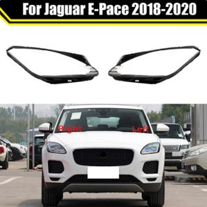 Jaguar E-Pace 2018-2020 ön far lens kapağı abajur cam lambalı kapaklar far kabuğu için kafa lambası ışık kasası