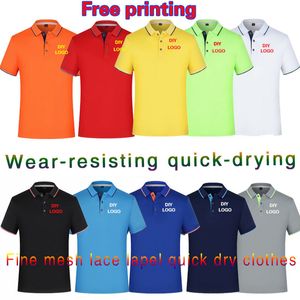 Polos kobiet Lapel Szybkie suche ubrania Dostosowana grupa Build Factory Run Clothing T Shirt Polo Reklama Kultura Koszulka 230919