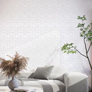 Wallpapers White Lattice Wallpaper Bedroom Living Room Tv Background 3d Stereo Interior Home Shops Decor Geometric Mural Simple