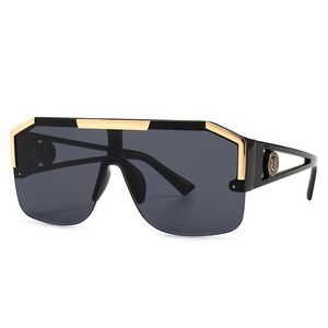 スタイル2020サングラス女性ブランドデザイナーピンクブラックスングラスメンズミラーOculos de Sol Square Sunglass266E