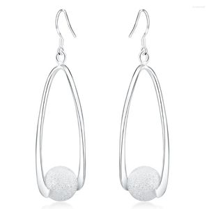 Dangle Earrings Women's Ball 925 Sterling Silver Aesthetic Fashion Luxury Jewelry Novelties 2023 Trend Gaabou