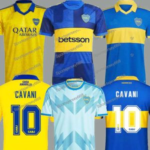 Gracz fanów 2023 BOCA Juniors Soccer koszulka piłkarska Villa Saio Men Kids Benedetto Saio Camisa de Futebol 23 24 koszulka piłkarska Jersey Tevez Carlitos