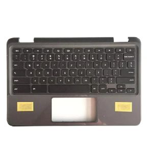 Original new TK87M 0TK87M For Dell Chromebook 3100 Touch Upper Case Palmrest Assembly With US Keyboard