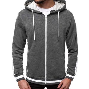 Felpe con cappuccio da uomo Taglie forti M-3XL Felpa con cappuccio da uomo casual a maniche lunghe tinta unita Autunno Inverno Felpa con cardigan con cappuccio nuova cerniera 230920