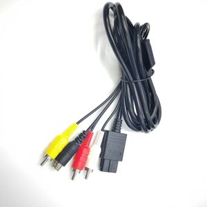 1,8 m 6ft AV S-Video Composite Cable 3 RCA-trådsladd för Super Nintendo SNES GAMECUBE NGC N64