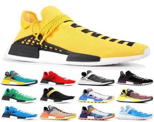NMD Race Running Shoes Pharrell Williams Yellow Oreo Solar Pack Mutter BBC Schwarze Herren Womens Trainer Multicolor Nude Nerd Creme 1288868