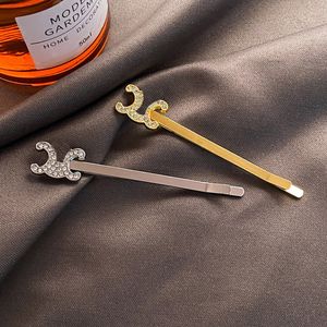 Haarspangen, Haarspangen, modische Haarspange, Designer-Diamant-Clip, modischer einfacher Stil, seitliche Haarspangen mit korrekten französischen neuen Metallspangen für Damen