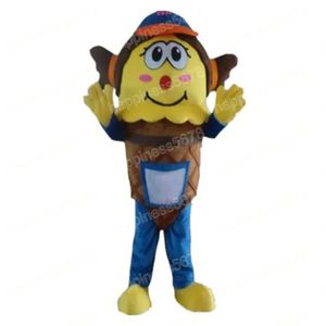Performance Ice cream Mascot Costumes Cartoon Character Outfit Suit Carnival Unisex Adults Size Halloween Christmas Party Carnival Dress suits
