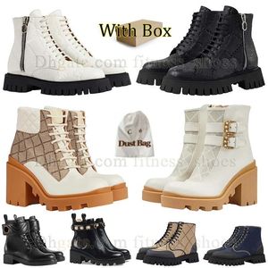 Original Martin Boots Damen-Stiefelette, Desert Boot, Vintage-Druck, Jacquard-Textil, klassischer Kampfstiefel, hoher Absatz, Reißverschluss, Plateaustiefel, Schnürstiefel, Gummi, mit Box