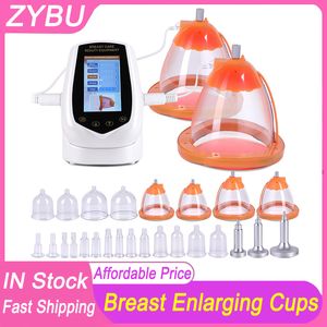 27 Cups Body Shape Slim Breast Enlargement Cupping Massager Machine With Different size Vacuum Pump Micro-Current RED Light Vibration Bust Enhance Beauty Equipment