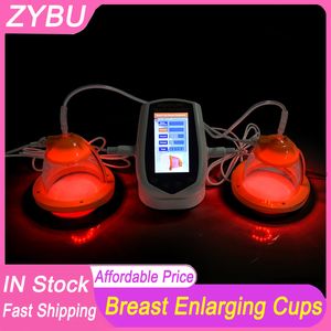 Buttocks Lifter Cup Vacuum Breast Enlargement bust enhancement Pumps therapy cupping massager bigger butt hip enhancer machine Micro-Current RED Light Vibration