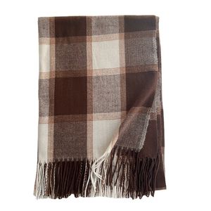 2023 Nuovo Inverno Coreano Imitazione Cashmere Vintage Plaid Sciarpa da Uomo e da Donna Scialle Collo Caldo