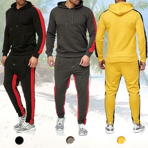 Mężczyzn Mężczyzny Mężczyźni Sportswear 2 -częściowy Activewear Gym Fitness na świeżym powietrzu