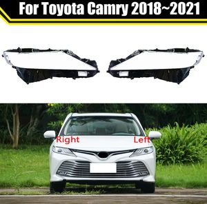 Nadaje się do Toyota Camry 2018 ~ 2021 Reflektor samochodowy przezroczysty obiektyw obudowy Camry Reflight przezroczystą maskę pleksiglasową