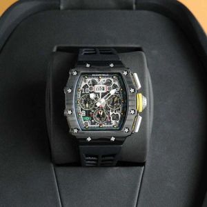 リストファッションメンズウォッチ幻想的なメカニカルR I C H A R D Luxury Male Super Style Watches RM11-03デザイナー男性用ハイエンド品質のブラックベゼルWZVF