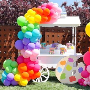 Decorazione per feste Kit ghirlanda di palloncini arcobaleno con coriandoli per ragazzo ragazza Baby Shower Decorazioni di compleanno Anniversario di matrimonio Grande evento 230920