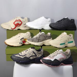 Ryton Sıradan Ayakkabı Aaaaa Terlik Vintage Eski Baba Tasarımcı Sneakers Marka Lady Runner Bee Trainers Chaussures Dupe Çok Molor Platform Ayakkabı Kutusu