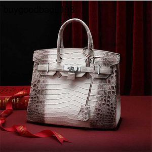 Birkinns Bags Himalayan Handbags Genuine Leather Thai Pure Crocodile Leather Womens Himalayan Aishi Highend Luxury Handbag 30 Large Capacity W6D1
