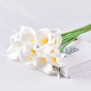 Decorações de Natal 20 pcs real lírio flores artificiais buquê para casamento nupcial casa decoração de flores 230919