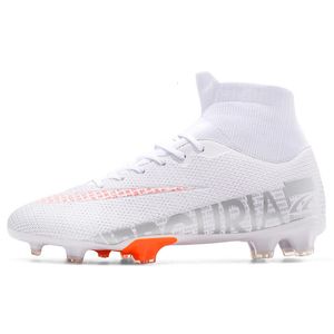 안전 신발 남자 축구 TFFG Highlow Ankle Football Boots 남성 야외 비 슬립 잔디 멀티 컬러 훈련 운동화 230919