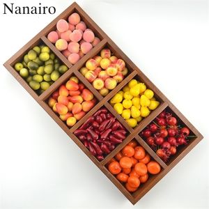 Outros suprimentos de festa de evento 500 pcs várias frutas plásticas artificiais maçã banana laranja casamento decoração de casa diy desktop falso 230919