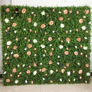 Flores decorativas SPR 3D de alta qualidade 10 pçs/lote casamento grama artificial parede ocasião pano de fundo mesa de flores peça central