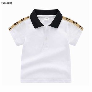 2023 Summer Dziecięcy krótkie rękawie Polo T Shirt Designer Kids Krótkie rękawy Baby Polos koszule chłopcy Tops 90-130 cm