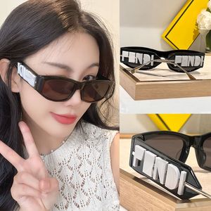 Designer sunglasses for beach parties casual and comfortable board oval frame three-dimensional relief letters INS on the side the same style as the internet red