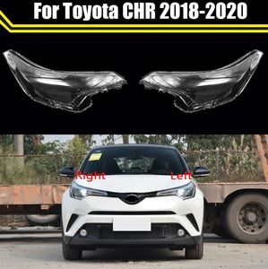 Bilstrålkastarglasskyddslock för Toyota CHR 2018-2020 Front Lampshade Head Light Shell Strålkastar Lampcover Housing Case