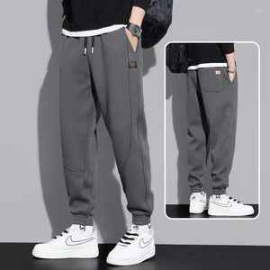 Men's Pants 2023 Autumn And Winter Casual Jogging Overalls Cashmere Knitted Cotton Sports Thick