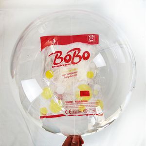 Andra evenemangsfest levererar 50st bobo ballonger helium stil transparent bubbla klar för gåvor julbröllop födelsedagsdekorationer 230919