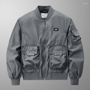 Men's Jackets Spring And Autumn Pilot Jacket Flight Suit Baseball Workwear