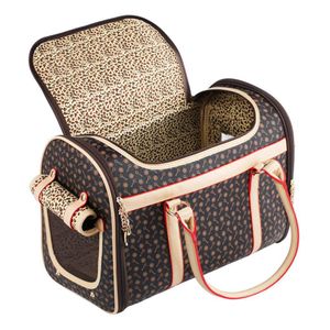 豪華なペットキャリア子犬小型犬財布猫バリススリングバッグ防水プレミアムPUレザー屋外旅行用のハンドバッグを運ぶw205j