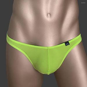 Cuecas sexy homens roupa interior bulge bolsa breifs translúcido molhado sedutor lingerie cintura baixa conforto calcinha calzoncillos
