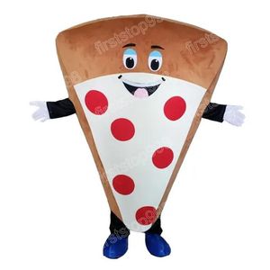 Halloween Pizza Mascot Costume Wysokiej jakości kreskówki Anime Postacie Dorośli rozmiar świątecznej imprezy na zewnątrz strój reklamowy