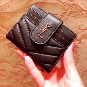 Designer Wallets Women Luxury Card Holders Pocket Purse Gold Letters Leather Solid Bag Travel Bags