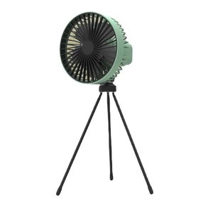 Portabel fläktcampingfläkt 10000mAh Uppladdningsbar Mini Fan USB Outdoor Camping Tak Fan Stativ Stand Desktop Fan